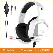 Comfortable Over-Ear Gaming Headphones with RGB - Perfect for PC and Consoles