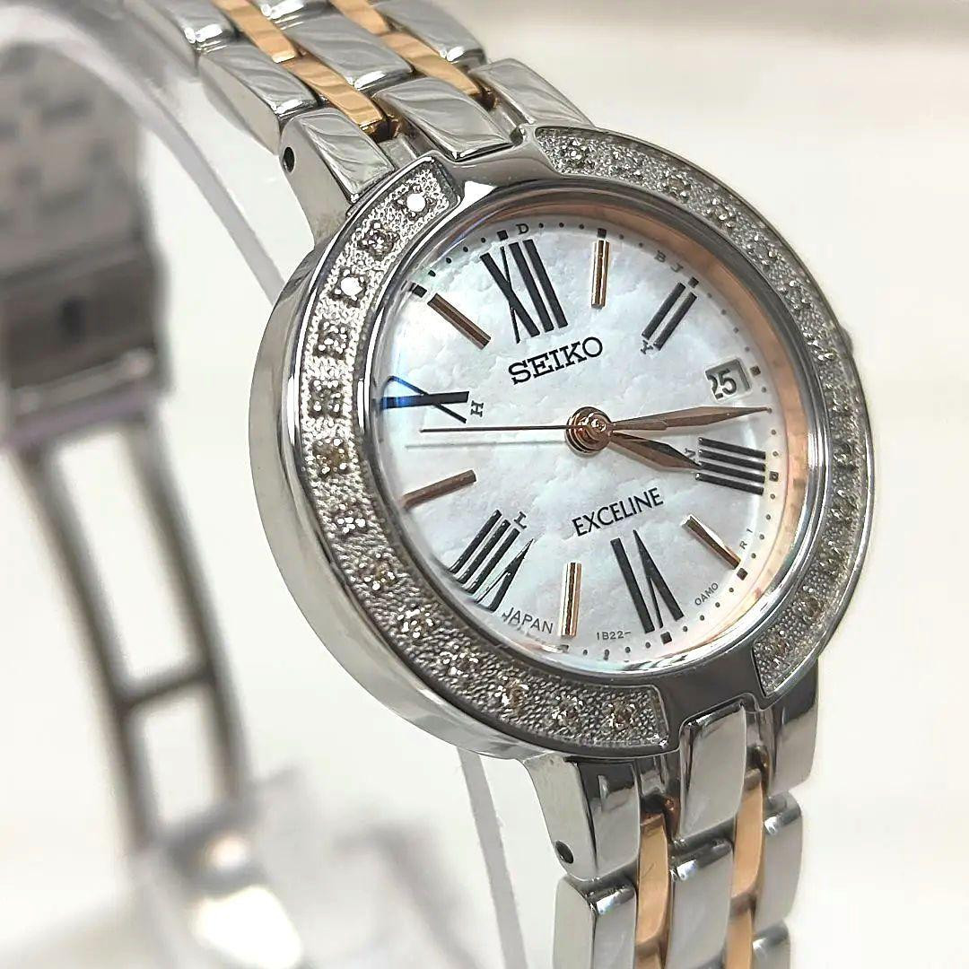 SEIKO EXCELINE SWCW008 Diamond Bezel | eBay SEIKO EXCELINE SWCW008 Diamond Bezel | eBay