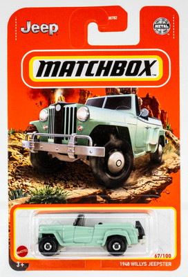 2021 Matchbox #67 1948 Willys Jeepster PINE TINT (GREEN) | FSC