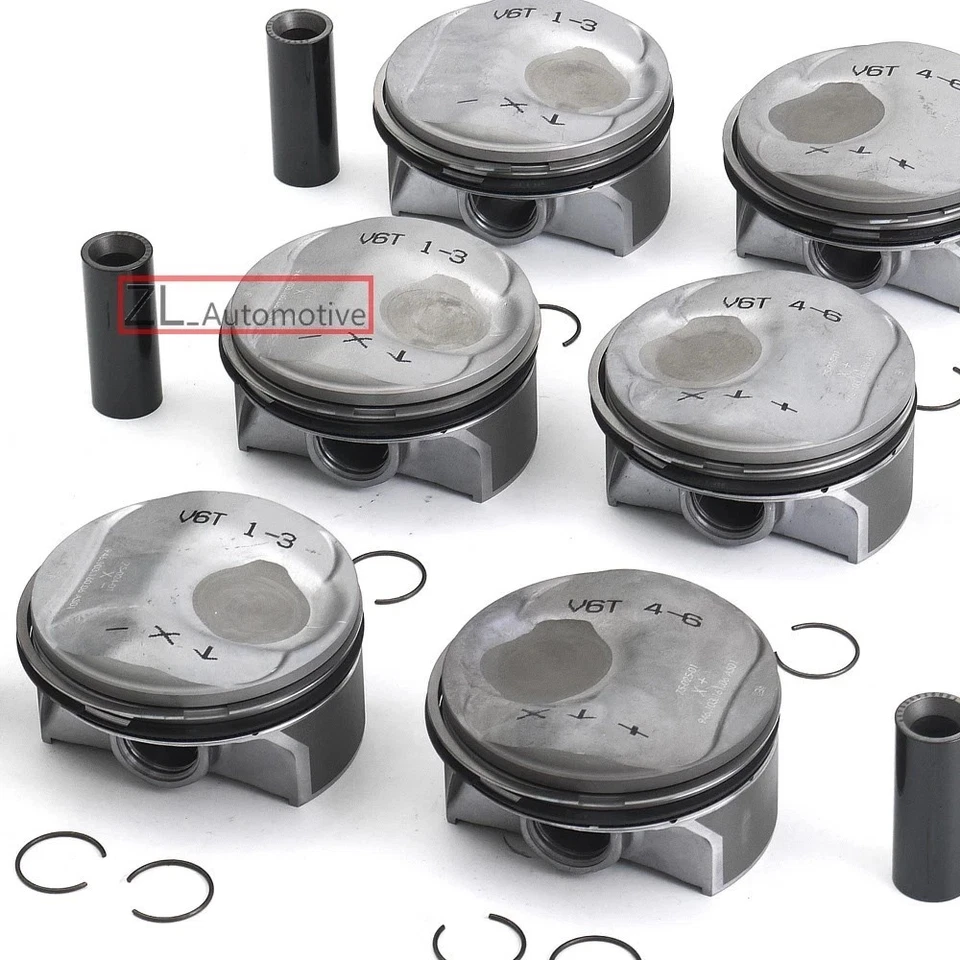 Engine Pistons Gaskets Rebuild Kit For Porsche Panamera Macan S GTS 3.0 Turbo - Image 2 of 4