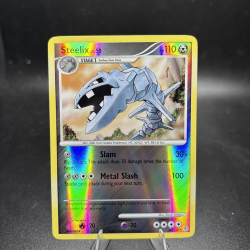 Steelix 38/130 Diamond & Pearl Pokemon Card Reverse Holo Near Mint NM -j