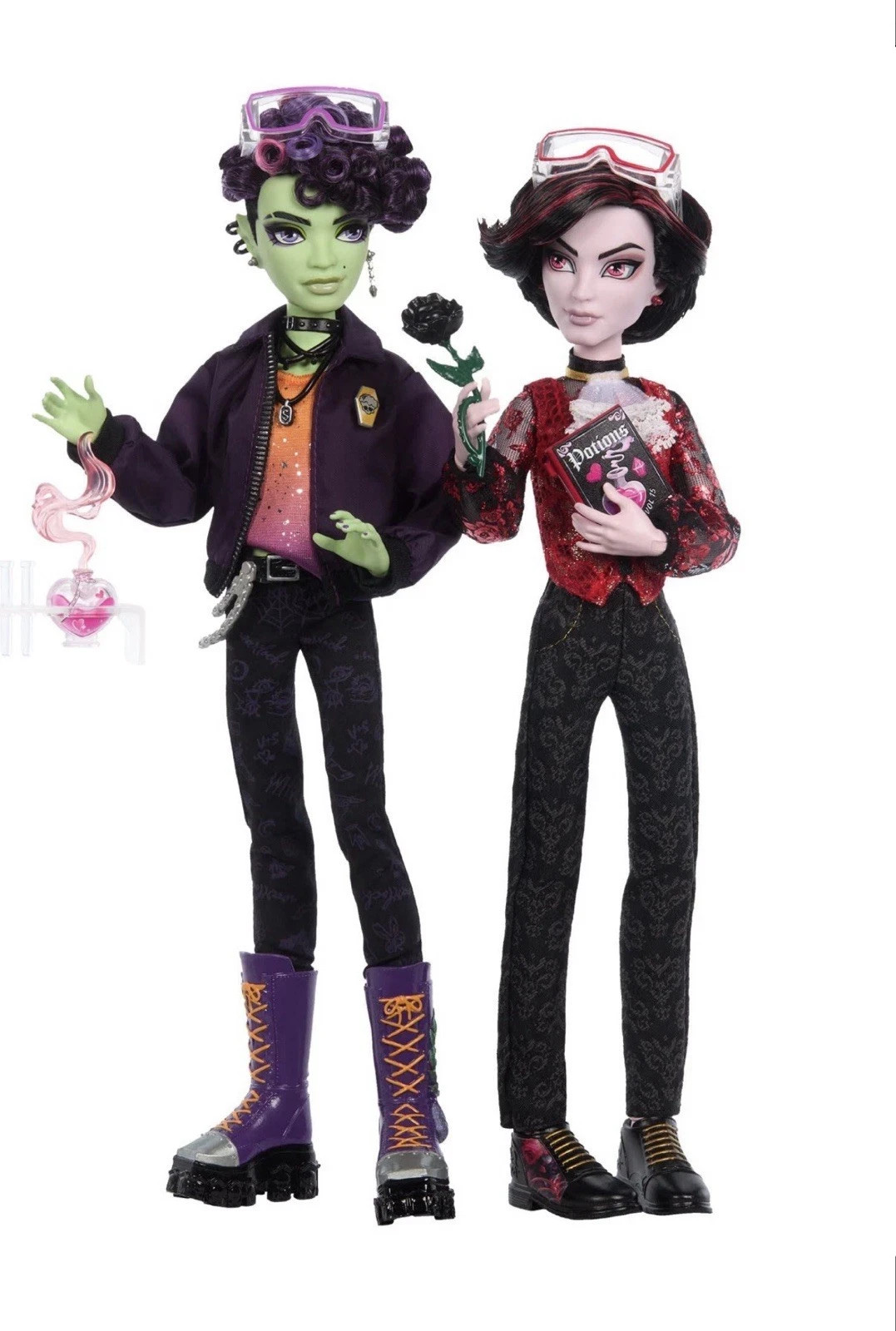 Monster High Kieran Valentine and Spelldon Cauldronello Dolls 2-Pack *Presale*