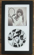 TAYLOR SWIFT Reputation CD & SIGNED Autograph W/ HEART Photo PSA DNA COA FRAMED