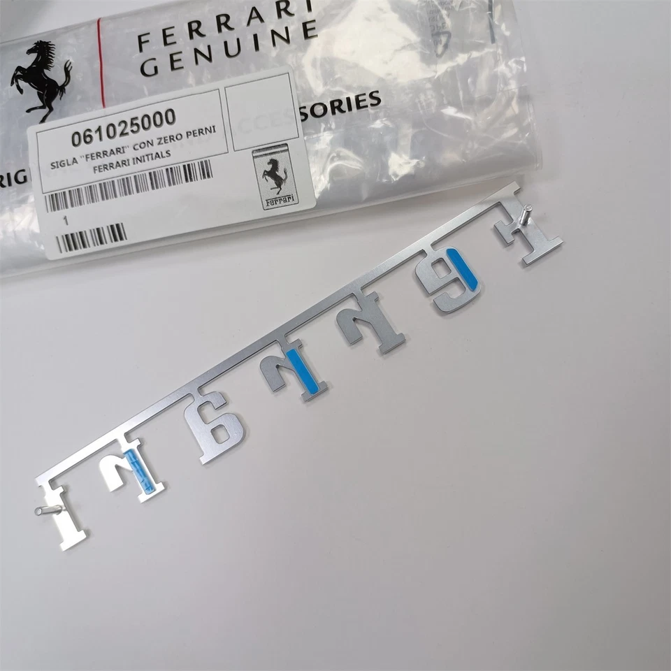 Ferrari 458 599 488 430 348 F12 Roma Insignia Trasera Emblema 2 Pines 61025000 Foto 3 de 4