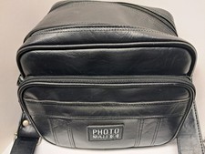 Photo Mate Camera Bag Black Padded Shoulder Adjustable Strap