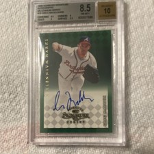 1998 Donruss Signature Millennium Marks #18 Greg Maddux Auto BGS 8.5 Braves