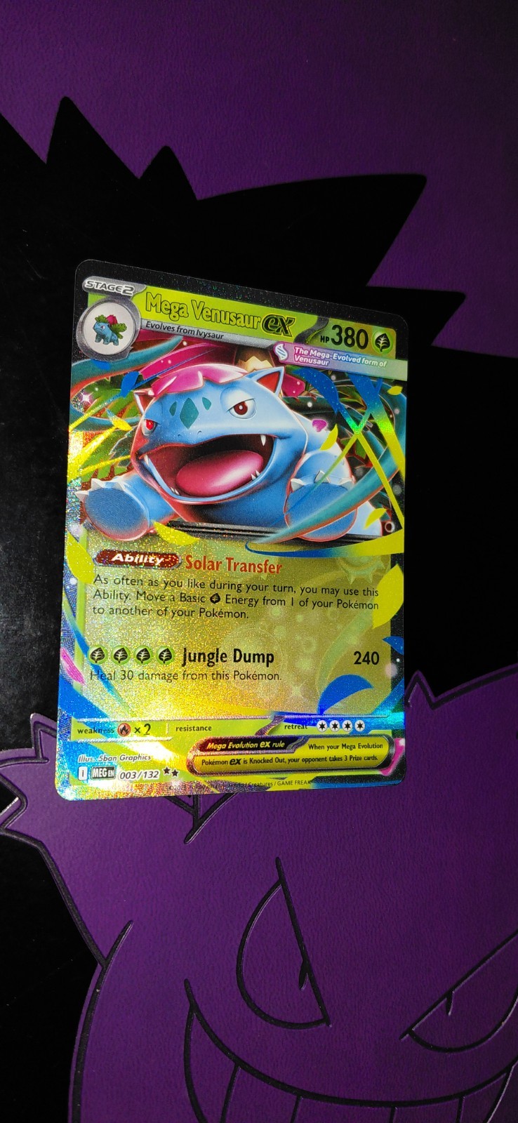 Mega Venusaur ex 2025 Mega Evolution #003/132 Double Rare Price