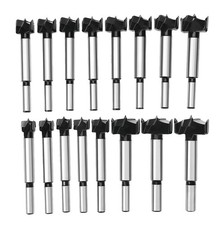 Meichoon Forstner Drill Bit Set 15-35mm 16 Pcs, Carbide 5 inches