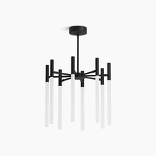 Kohler K-23459-CHLED-BLL Components 19 Inch LED Chandelier MATTE BLACK New