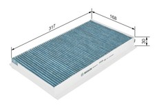 Innenraumfilter FILTER+ BOSCH 0 986 628 518 Aktivkohlefilter für BMW E60 E61 E63