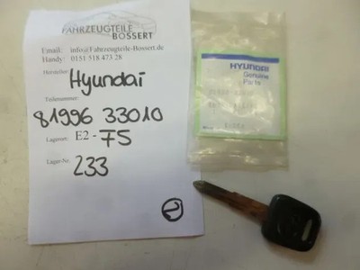 Hyundai Sonata Schlüssel Rohling NEU Schlüsselrohling Standard Key NEW