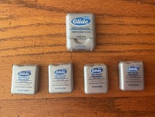 5 DISCONTINUED Old Version ORAL-B GLIDE Original DEEP CLEAN Mint FLOSS Travel 