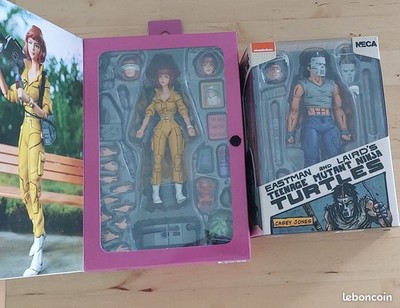 SELTEN 2 NECA April O'Neil Figuren + Casey Jones TMNT Mutant Turtles Ninja O neil