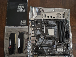 (Combo) ASUS PRIME B450M-A MicroATX  Mobo+ Ryzen 5 3600 CPU + Gskill 16gb 3200