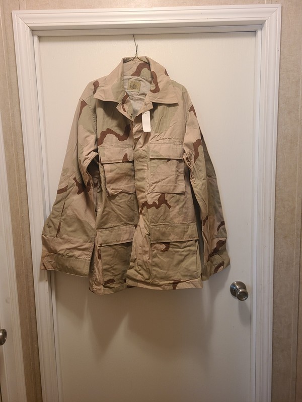 USAF Coat Battle Dress Uniform (BDU) Desert Camo - Med-Long 8415-01-327-5309