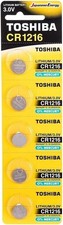 CR1216 3V Lithium Coin Cell Battery Pack of 5
