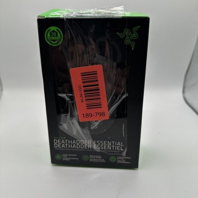Razer DeathAdder Essential Gaming Mouse 6400 DPI Wired Ergonomic 5 Buttons Black
