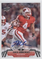2014 Upper Deck Star Rookies Auto Jared Abbrederis #207 Auto 0j6