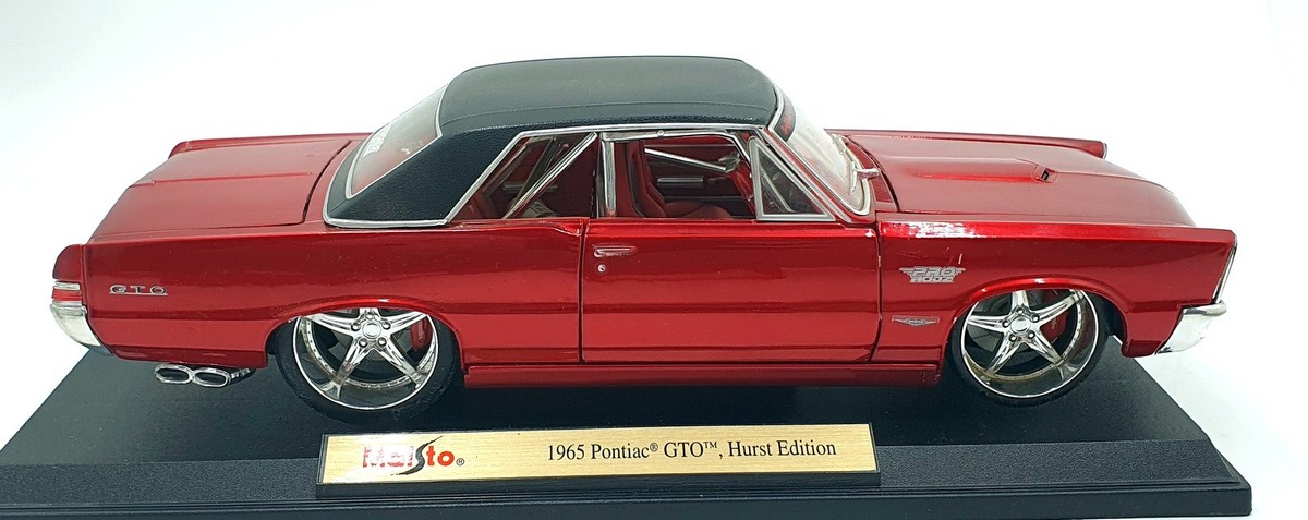Maisto 1/18 Scale 31065 - 1965 Pontiac GTO - Met Red | eBay