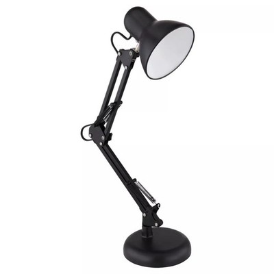 RealPower SL-70 Retro Schreibtischlampe Bürolampe Tischlampe Metall schwarz  Wie