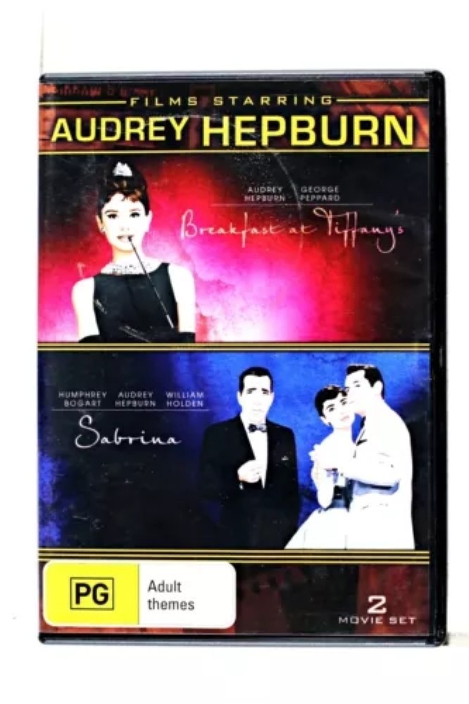 Audrey Hepburn Breakfast at Tiffany's & Sabrina 2 Movie Set DVD
