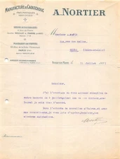 1921 PASCAL PIOUFFLE A NANTES - M. PAPIN A TOURS