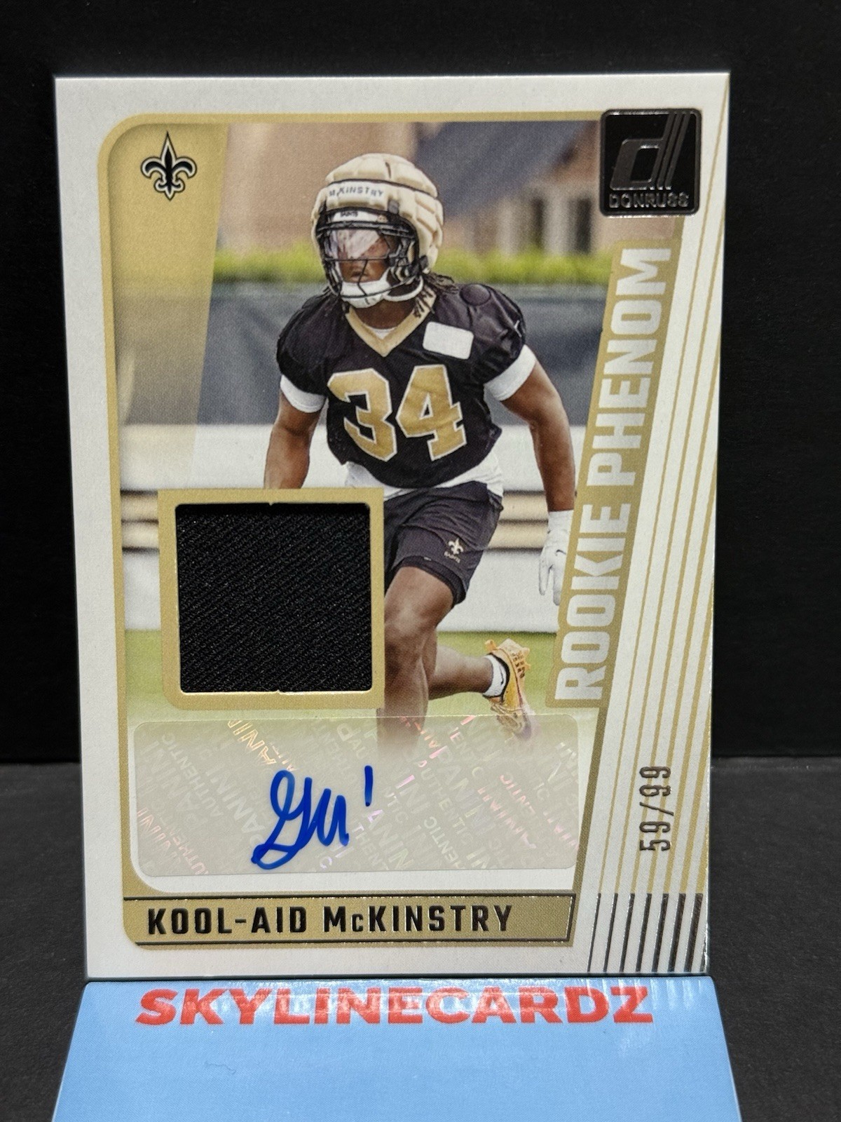 Kool-Aid McKinstry Panini Donruss Rookie Phenom Jersey Autographs #RJAKMK Base