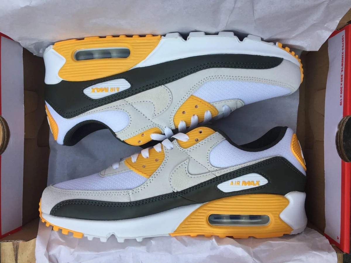90 Ltr Nike Air Max 90 Mens Yellow Nike Air Max 90 White/Dark