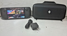 Valve Steam Deck OLED 512GB Black Handheld Console, with Charger and Case