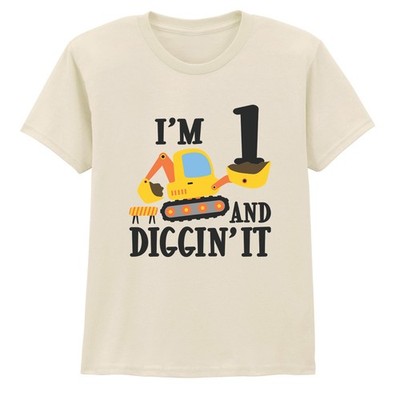 Im 1 And Diggin It Jungen T-Shirt Bagger Geburtstag Geschenk für Sohn