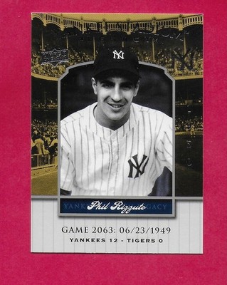 Phil Rizzuto Inserts/Parallels - YOU PICK - NRMT