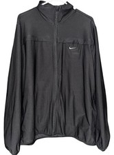 Nike Dri-FIT Full Zip Athletic Jacket Mens 2XL Black Full Zip Pockets Basketball