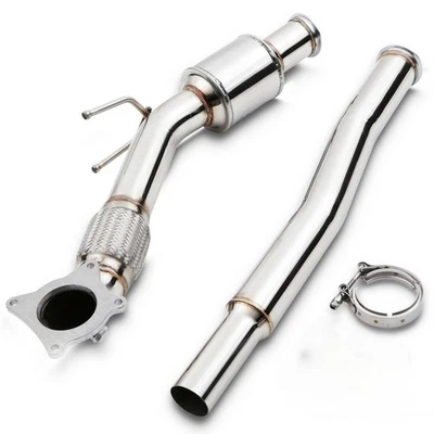 TUYAU DE CATALYSEUR D'ÉCHAPPEMENT SPORT POUR VW GOLF V/VI 2.0 GTI TFSI 2004-2013 - Photo 1/4