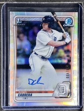 Cabrera, Daniel - 2020 Bowman Chrome Draft - Autograph - Refractor - 479/499