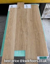Barley Oak Luxury Click Vinyl Flooring 5.2mm £14M2  LVT/SPC CUT SAMPLE