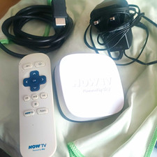 NOW TV Box HDMI Streaming Box with Remote, HDMI Cable & Power Adapter, White