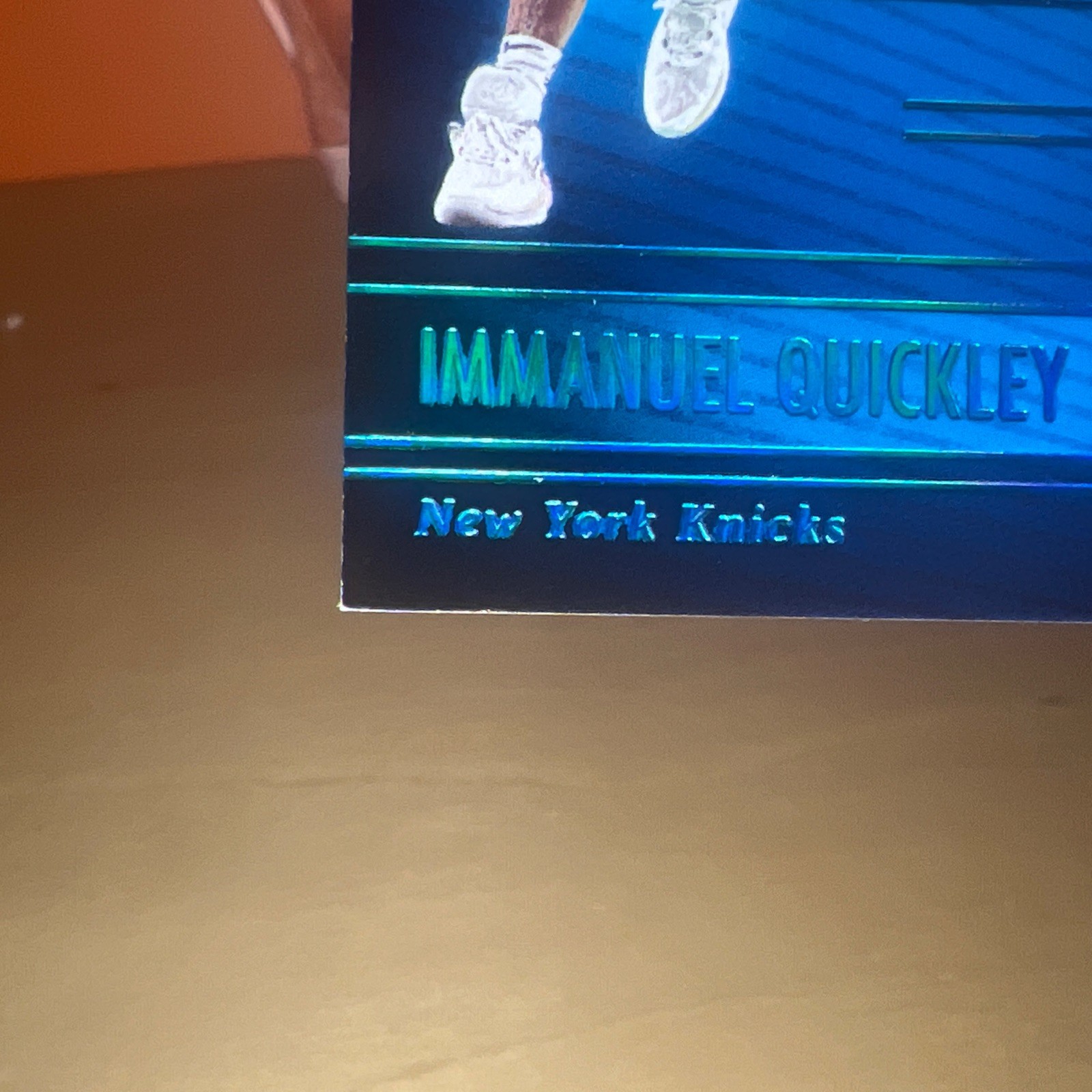 2024-25 Panini Silhouette Immanuel Quickley Game Worn Nike Swoosh Patch /5 thumbnail 6