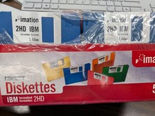 Imation 3.5" 2HD IBM Rainbow Diskettes 1.44Mb 50-pack less 4 BN 260521