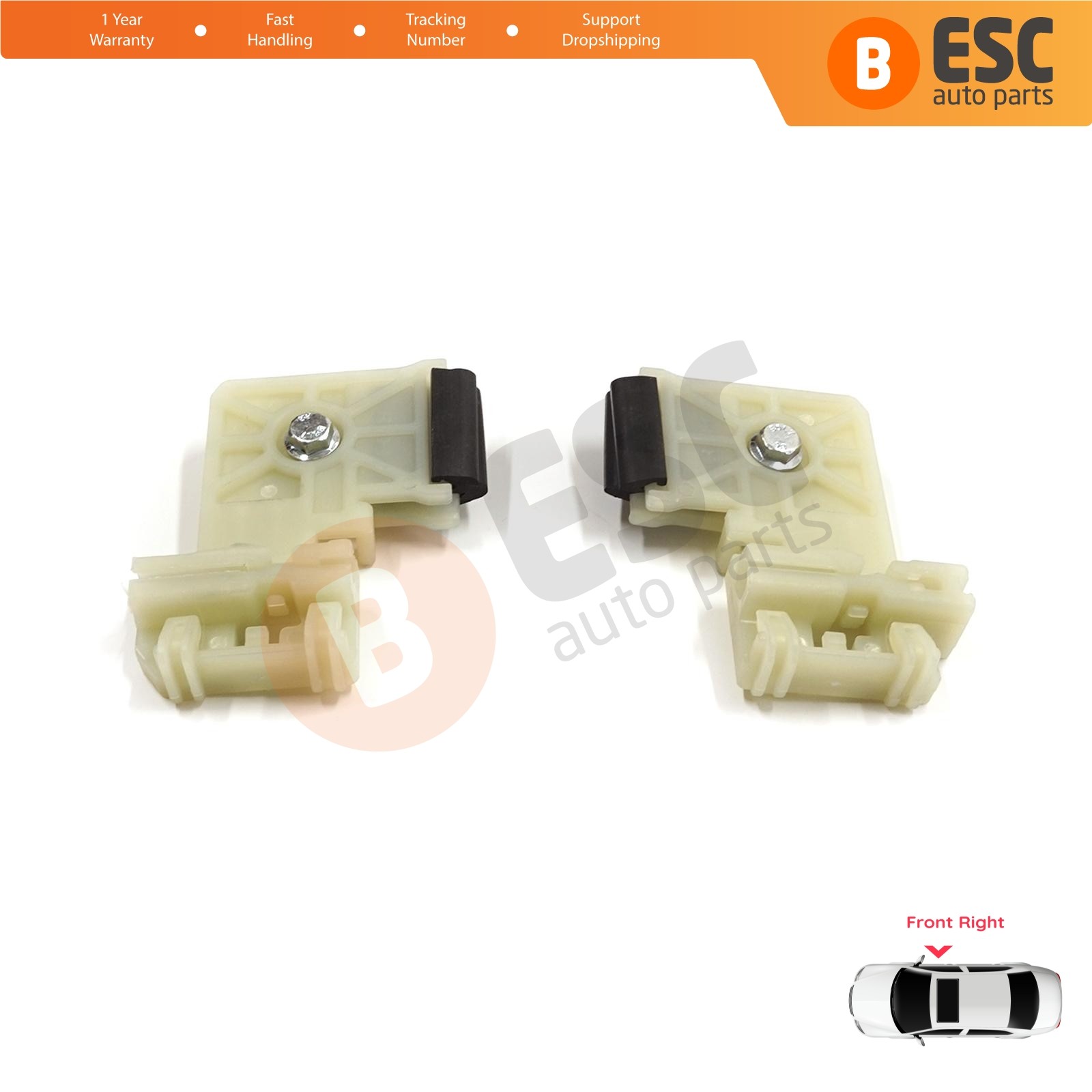 Window Regulator Clips Front Right for Hyundai Elantra 5 MD UD 2010-2016 4-Door