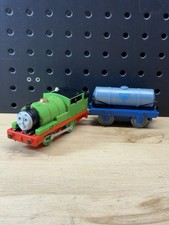 Trackmaster Thomas  Friends Percy Mattel Motorized Train Sodor Water Tanker Car