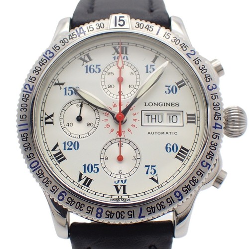 LONGINES Lindbergh L2.618.4 Chronograph day date Automatic Men...