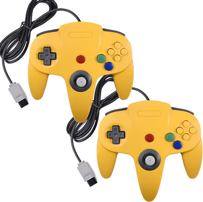 2 Pack Classic N64 Controllers,  Retro N64 Gamepad Joystick Joypad for N64 Syste