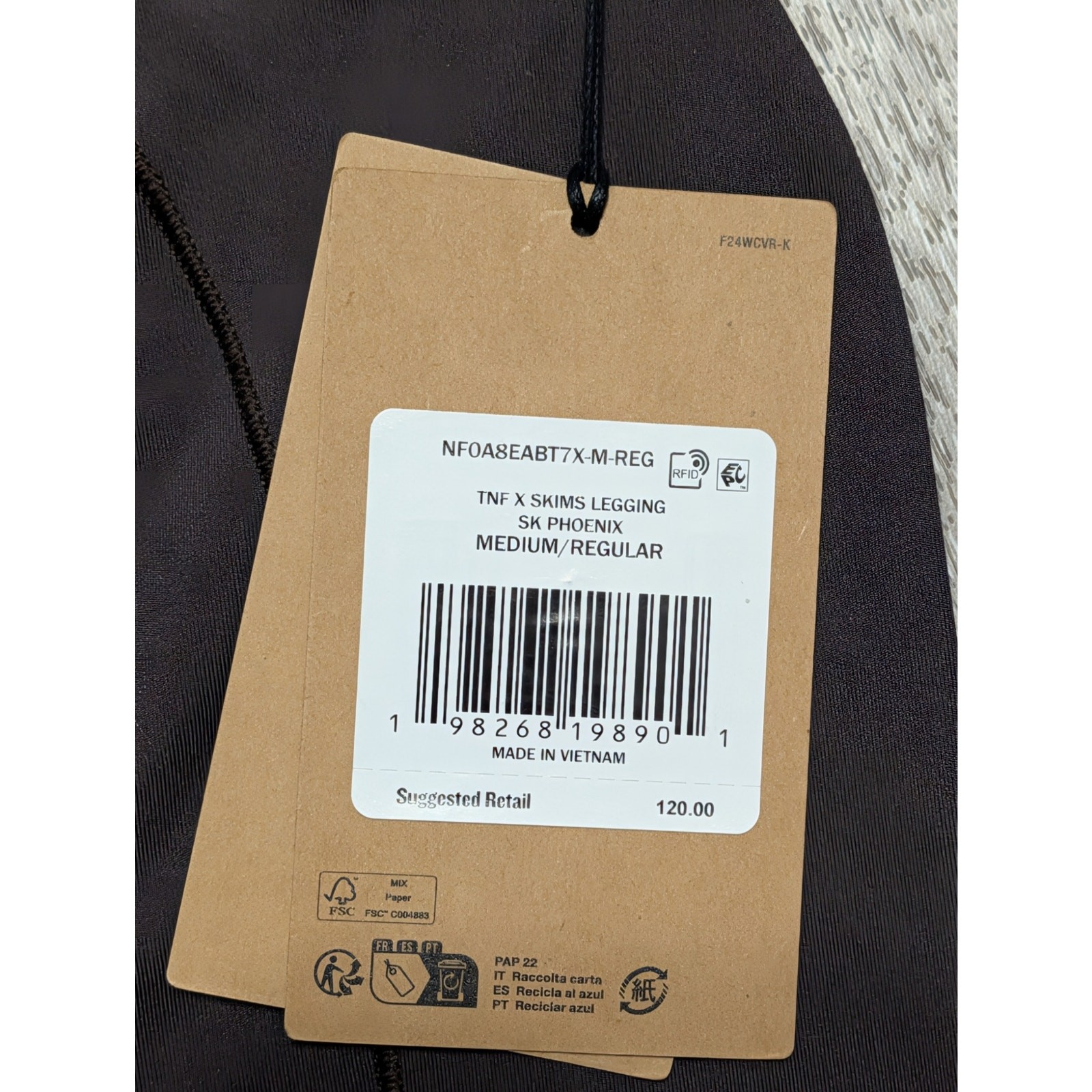 The North Face x SKIMS Women’s Leggings  Brown Medium Regular NWT TNF SKIMS thumbnail 3