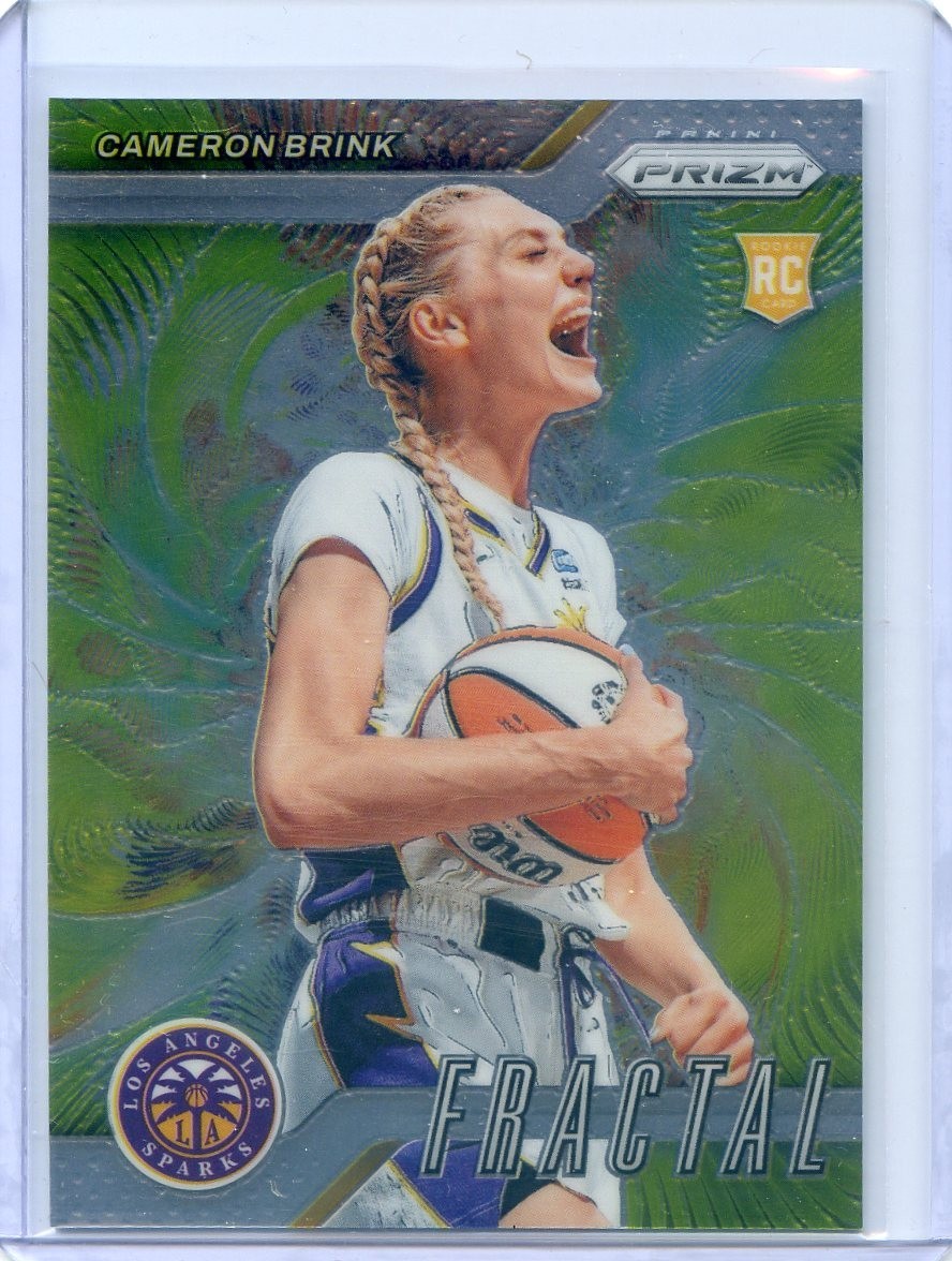 2024 Panini Prizm WNBA CAMERON BRINK RC ROOKIE #5 FRACTAL Insert SPARKS