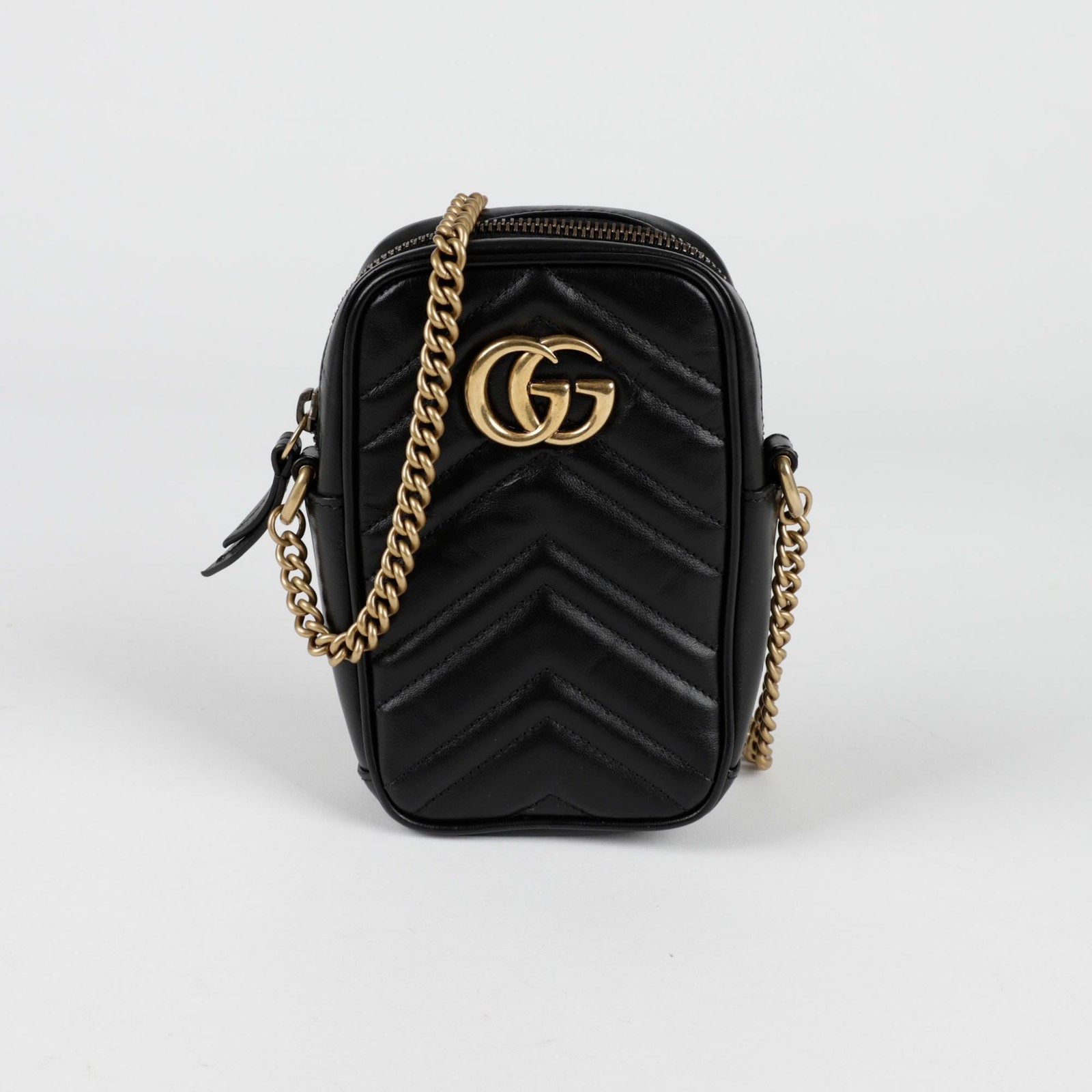 Gucci GG Marmont Mini Crossbody Bag in Black 598597