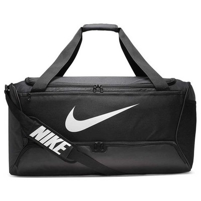 Nike Brasilia 9.0 Duffel Bag Black White Large 95L Travel Gym Sports BA5966-010