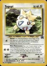 Togepi 30 Promo Wizards Black Star Promos Pokemon Heavily Played on eBay