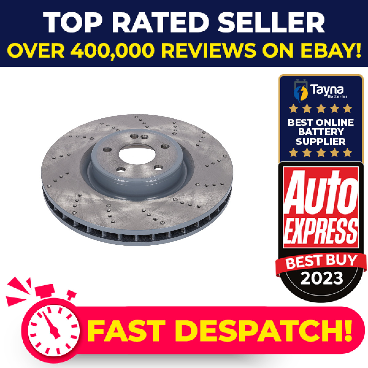 2x Brake Discs Pair Vented fits MERCEDES GLA180 H247 1.3 Front 2020 on M282.914