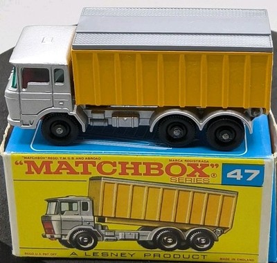 Matchbox No. 47 D.A.F. Tipper Truck with Original Box, Nice