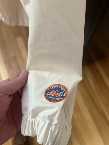 Aime Leon Dore ALD New York Mets Lightweight Hooded Jacket White NEW M SOLD OUT - Afbeelding 8 van 21